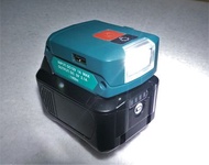 電池燈 電筒 12v lamp 充電寶 副廠 牧田Makita 電池battery 尿袋USB Charger 兩級光度