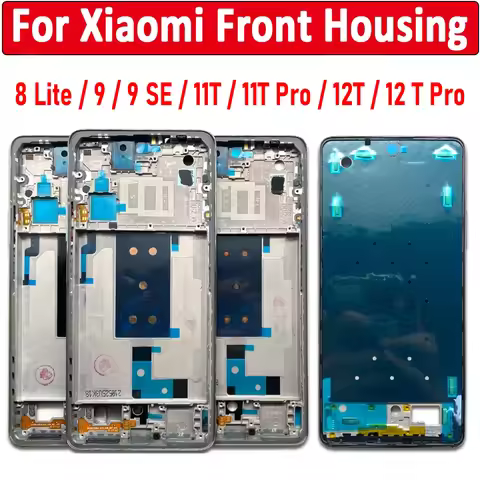 NEW Front Middle Frame Bezel Plate Housing LCD Faceplate Replace Repair Spare For Xiaomi Mi 8 Lite 9