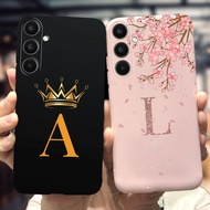 Cute Crown Letters Casing Samsung Galaxy A34 5G SM-A346B Case 2023 Soft Silicone Matte Cover Samsung