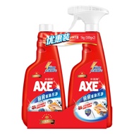 HY/🏅AXE（AXE）Pomegranate Kitchen Weighs Oil Cleaner500g*2Bottle Oil cleaning agent Multi-Effect Cleaning Oil Stain Killer