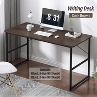 DNZ0005K1N210 Writing Desk (100cm/ 120cm) Multipurpose Dekstop Table PC Table with Sturdy Steel Meja
