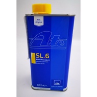 Brake Fluid SL.6 DOT4 Ate SL.6 DOT4 Package Size 1 Liter Synthetic