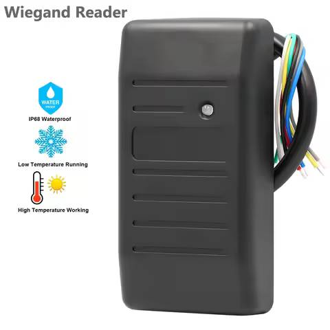 Wiegand Wg26 Wg34 IP68 Waterproof RFID IC Card Reader Proximity Reader for Access Control System