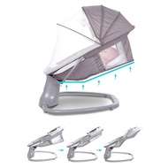 Newborn to 3 Years Auto Swing Leaf Bouncer with Mosquito Net Newborn Swing Chair Baby Rocker