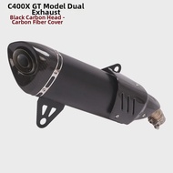 Scooter Exhaust Mid-Pipe Section for C400X C400GT