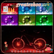 GREATESKOO Colorful Bicycle Spoke Lights, USB  Bike Wheel Hub Lights,  Warning Waterproof Safety Bicycle Lights