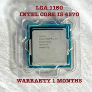 CPU CORE I5 4570 LGA 1150 4C 4T 3.2Ghz 84W มือสองราคาถูก แถมฟรีซิลิโคน