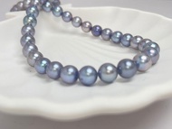 精品 天然海水珍珠 akoya 真多麻 項鏈