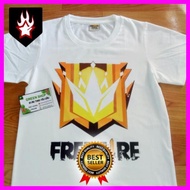 - (with keychain included) Free Fire legendary challenge rank logo t-shirt (real photo)