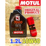 Minyak Hitam MOTUL Original 7000 Engine Oil RSX150 1.2 Liter 1.2L 10W40 Fully Synthetic RSX RS150 Mi