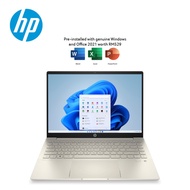 HP Pavilion Plus 14-Eh0003TX 14" 2.8K OLED Laptop Warm Gold ( I7-1255U, 16GB, 512GB, RTX2050 4GB, W11, HS )