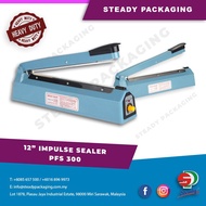 12" Heavy Duty Impulse Sealer (PFS-300) | Impulse Bag Sealer | Poly Bag Heat Sealer | Sealing Machin