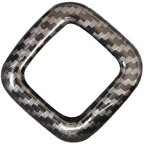 For Ford Ranger Everest Endeavor 2015+ Carbon Fiber Rear Light Switch Button Cover Trim Frame Decora