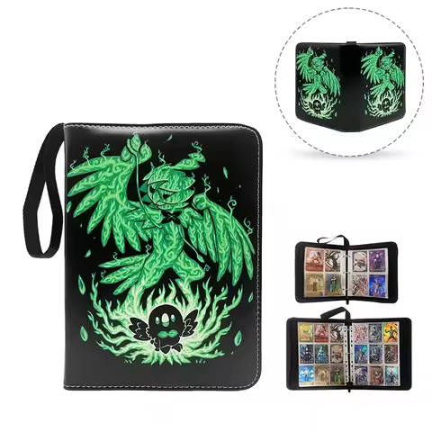 Pokemon 4 -Pocket 9-Pocket Anime Card Pack Booklet Binder - Anime TCG Card Album & Collector’s Folde