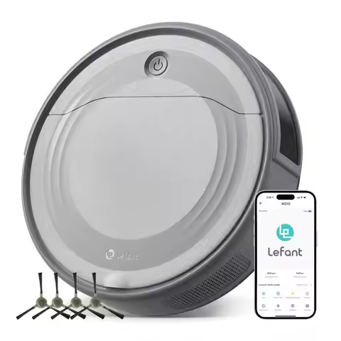 Lefant M310 Robot Vacuum Cleaner– 4500Pa Suction, Ultra-Slim & Quiet, PreciSense Obstacle Avoidance,