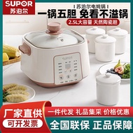 ST-🚤Su.Poer Electric Stewpot Household Bird's Nest Stewing out of Water Multi-Functional Ceramic Inner Pot Stew Pot Nutr