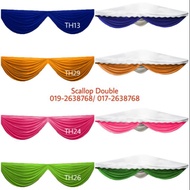 Canopy Scallop Double suit for 18F*18F & 20F*20F kanopi.