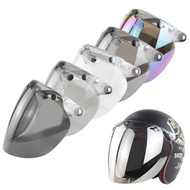 【Free shipping】 3-Snap Bubble Shield Visor Open Face Helmet Visor With Helmet Face Lens For Motorcycle Riding D7ya