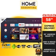 Aiwa 50 Inch 4K UHD Android TV AW-50ULEDX10AF | Netflix Youtube Smart TV Google Play Store | 58" AW-