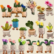 [SG] Potted plant soft toy flower pot cactus jellycat plush bamboo bonsai bouquet