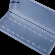 [light] 10 x18650 battery storage case box organizer holder white for 18650 batteries [sg]