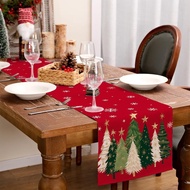 Christmas Printed Table Runner-0.33 * 1.83m Restaurant Tablecloth/Table Mat Christmas Decoration