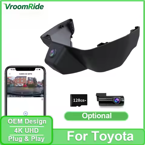 4K Dash Cam For Lexus GX 550 GX550/GX 550h GX550h 2024 2025&For Toyota Land Cruiser Prado 250 LC250 