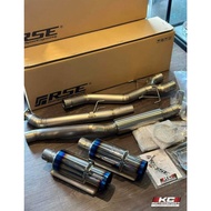 Honda Civic FK8 2017+ - RSE / Real Speed Engineering Full Titanium Exhaust System Type D