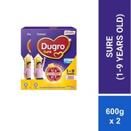 [Bundle of 2] Dumex Dugro Sure Original/Asli Tailored Nutrition Milk Formula 1-9 years (600g)