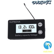 OUDIMEI Battery Capacity Indicator 12V/24V/48V/72V DC 8V-100V Digital Display Voltmeter Battery Status Voltage Gauge Lead Acid Lithium LiFePO4