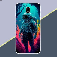 For Samsung Galaxy J7 Pro 2017 J730 Astronaut Pattern Soft Silicon TPU Case Cover