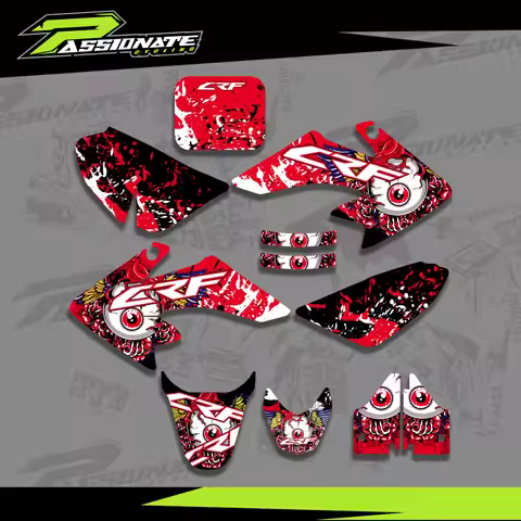 New Style Motorcycle Stickers For Honda CRF50F CRF 50F CRF-F 50 2004-2012 Graphics Background Decal