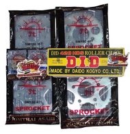 โซ่สเตอร์ SUN+DID สตาเลี่ยน CT150/SM150/CAFE *หลัง5รู* โซ่did428ข้อหนา(120) 14/15-38/40/42/44 เลือกไ