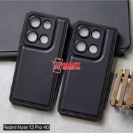 Redmi NOTE 13 PRO 4G REDMI NOTE 13 PRO 5G CASE LEATHER PRO BLACK CASE REDMI NOTE 13 PRO 4G REDMI NOT