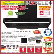 Hafele Kitchen Hood 495.38.377 90cm T-Shape Hood Hand Wave Motion Cooker Hood (Ventilation / Recycle