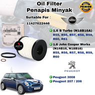 MINI COOPER Oil filter R55 R56 R57 R60 R58 N14 N16 B16A N18 PEUGEOT 3008 207 206 John Cooper Works 1