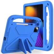 An toàn cho trẻ em Mềm EVA Đứng Trường Hợp Đối Với máy tính bảng Xiaomi Pad 7 Pro 11.2 Inch toàn bộ