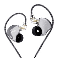 SGOR SWAN 2DD in Ear Game Earbuds HiFi IEMs Music Earphones with 3.5mm QDC Replaceable Cable