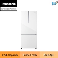 [𝐅𝐑𝐄𝐄 𝐃𝐄𝐋𝐈𝐕𝐄𝐑𝐘] PANASONIC NR-BX421WGW 422L 2-door Bottom Freezer Refrigerator Fridge Glass Door Seri