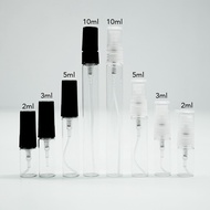 2ml 3ml 5ml 10ml Portable Mini Glass Perfume Spray Bottle / Thin Glass Perfume / Perfume Sample Test