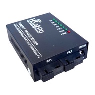 HSAIRPO CM2F4E POE MEDIA CONVERTER 2 FO 4 Lan Port HS AIRPO CM2F4E