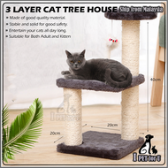 🔥FUNNYCAT🔥Cat Tree Murah Cat Scratcher Cat Scratch Play Bed Toy Kucing Scratcher Cat Tree