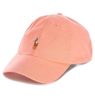 POLO RALPH LAUREN Mens Stretch Chino Baseball Cap Mango Orange one Size