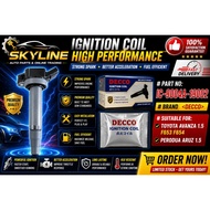 IC-9004A-19002 IGNITION PLUG COIL TOYOTA AVANZA 1.5 F653 F654 / PERODUA ARUZ 1.5