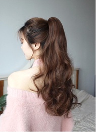 [ freeship 60cm ] tóc giả nữ ngoặm xoăn dài tóc giả kẹp tóc giả hàn quốc