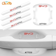 GTIOATO For BYD Atto3 Car Door Handle Protector Anti-Scratch Transparent Car Door Handle Film Car Accessories Exterior