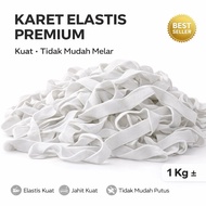 (COD AVAILABLE) White Elastic Rubber by the Kilo 3/s4 (2CM) 1 (2.5CM) 1-1/4 (3CM) 1-1/2 (4CM)