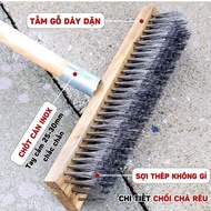 Iron Brush Moss Brush Multi-Purpose Iron Brush Removes All Stubborn Stains, Iron Brush 3 Sizes 20Cm 
