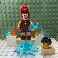 全新 樂高人仔 漫威 復仇者聯盟 無限傳奇 鋼鐵俠 連特效 頭髮 Lego 76237 marvel avengers: the infinity saga sanctuary II Endgame Battle Thanos Spaceship -iron man Ironman mk85 armor , hair
