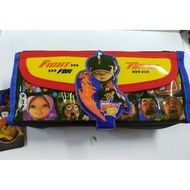 Boboiboy pencil case zip beg pensel stationary pouch